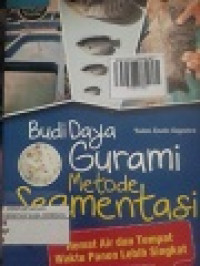 BUDI DAYA GURAMI METODE SEGMENTASI