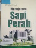 MANAJEMEN SAPI PERAH