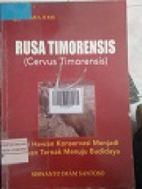 RUSA TIMORENSIS (CERVUS TIMORENSIS)