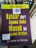 Keluar dari Agama Suku Masuk ke Agama Kristen