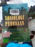 SOSIOLOGI PEDESAAN