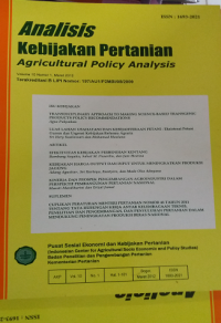 Analisis Kebijakan Pertanian